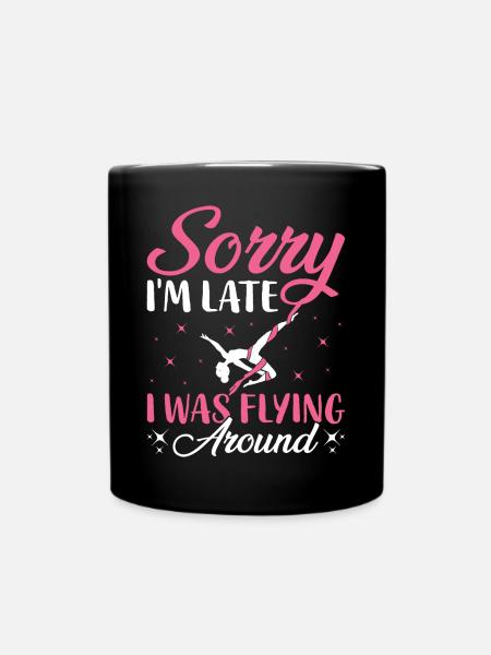 Aerial Silk Aerialist - Tasse einfarbig - Schwarz