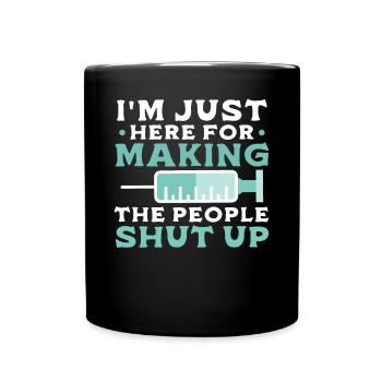 Anesthésiste - Mug uni - noir - Devant