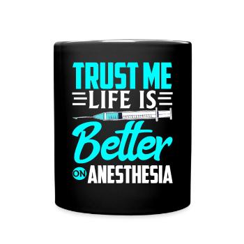 Anaesthetist - Full Colour Mug - black - Front