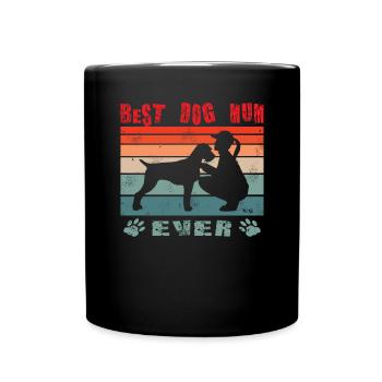 Dogs German Wirehaired Dog Owners - Full Colour Mug - black - Front