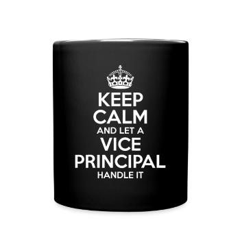 VICE PRINCIPAL Cadeau Drôle Titre du poste Profession Bir - Mug uni - noir - Devant