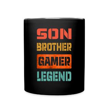 Gaming-Geschenke für Teenager-Jungen 8-16 Jahre alt Gamerb - Tasse einfarbig - Schwarz - Vorne