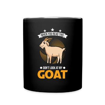 Chèvres Cadeau Chèvre Hôte Chèvre - Mug uni - noir - Devant