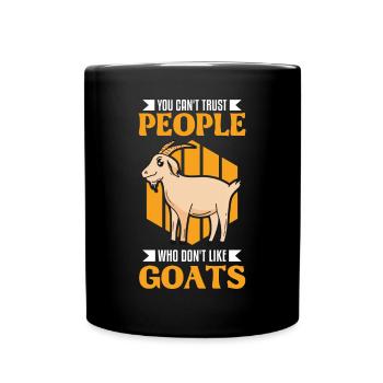 Chèvres Cadeau Chèvre Hôte Chèvre - Mug uni - noir - Devant