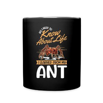 Ameisen Ameisenfarm Ameisenhaufen Feuerameisen - Tasse einfarbig - Schwarz - Vorne
