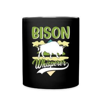 Buffalo Whisperer Buffalo Whisperer Water Buffalo - Full Colour Mug - black - Front