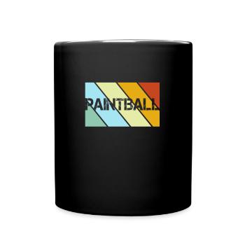 Paintball Rétro - Mug uni - noir - Devant