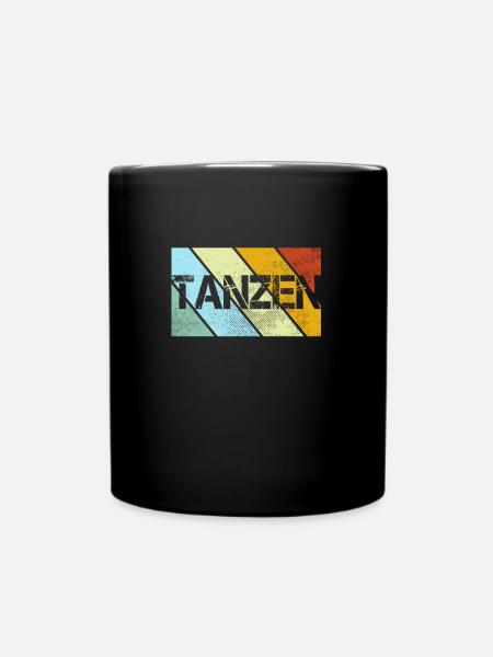 Tanzen Retro - Tasse einfarbig - Schwarz