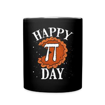 Joyeux Pi-tag - Mug uni - noir - Devant