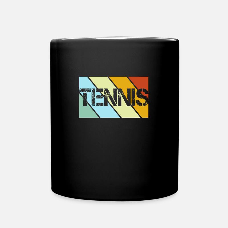 Tennis Rétro - Mug uni - noir