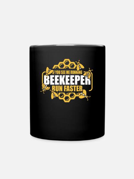 Beekeeper Imker - Tasse einfarbig - Schwarz