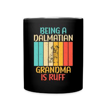 Gifts for Dalmatian Lovers - Full Colour Mug - black - Front