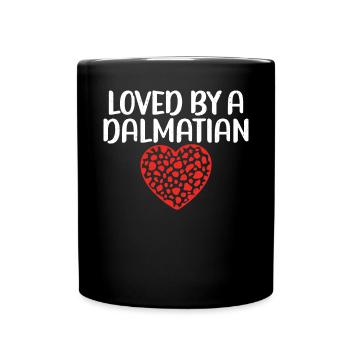 Gifts for Dalmatian Lovers - Full Colour Mug - black - Front