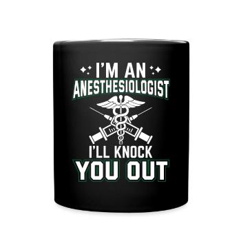 Anesthesiology - Full Colour Mug - black - Front