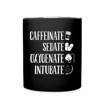 Anaesthetist - Full Colour Mug - black - Front