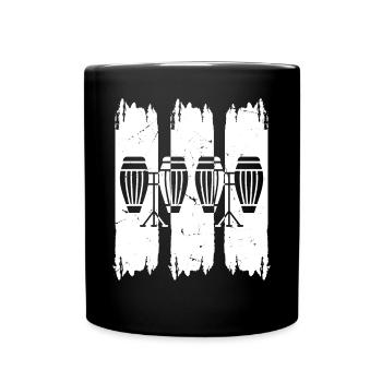 Conga Drums Conga Instruments - Full Colour Mug - black - Front