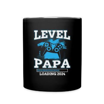 Papa Level Loading 2024 - Full Colour Mug - black - Front