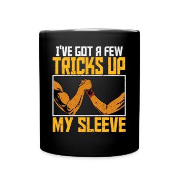 Arm wrestling arm wrestler - Full Colour Mug - black - Front