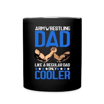Arm wrestler - Full Colour Mug - black - Front