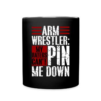 Arm wrestling - Full Colour Mug - black - Front