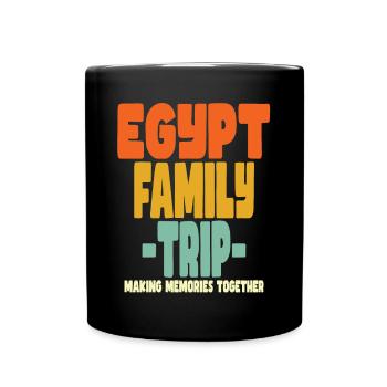 Egypt Family Trip Holidays - Full Colour Mug - black - Front