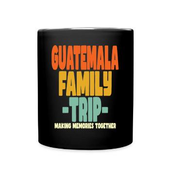 Vacances en famille au Guatemala - Mug uni - noir - Devant