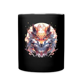 Renard Renard Renard Bébé Habitant de la forêt - Mug uni - noir - Devant