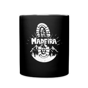 Madeira Berg Wandern im Madeira - Tasse einfarbig - Schwarz - Vorne