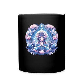 Méditation - Mug uni - noir - Devant