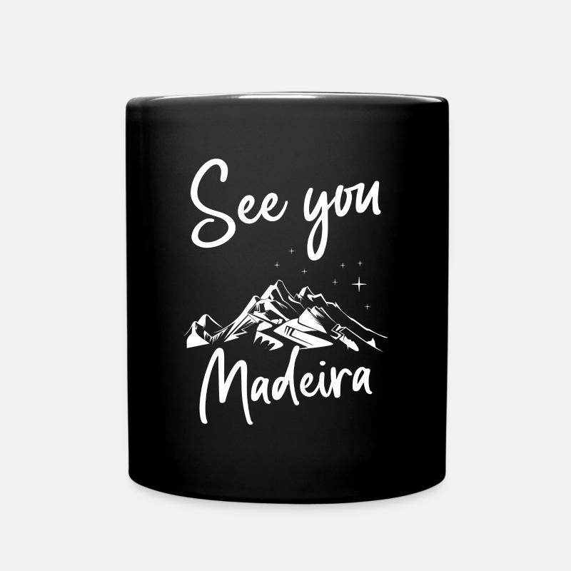 Madeira Mountain Hiking in Madeira - Full Colour Mug - black