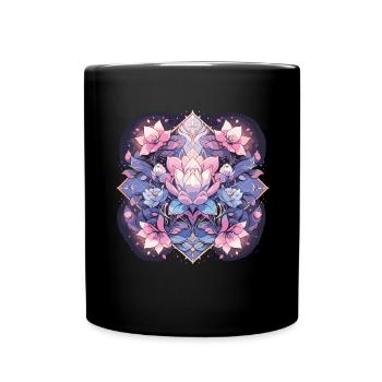 Meditation - Tasse einfarbig - Schwarz - Vorne