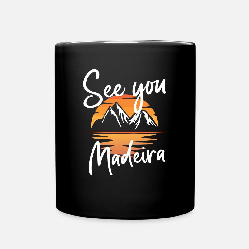 Randonnée en montagne à Madère - Mug uni - noir