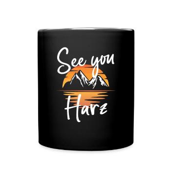 Harz Ski Monts Métallifères Snowboard - Mug uni - noir - Devant