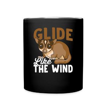 Glissez comme les propriétaires de planeurs à sucre éolien - Mug uni - noir - Devant