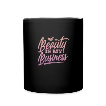 Esthéticien - Mug uni - noir - Devant