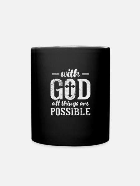 Bibel - Tasse einfarbig - Schwarz