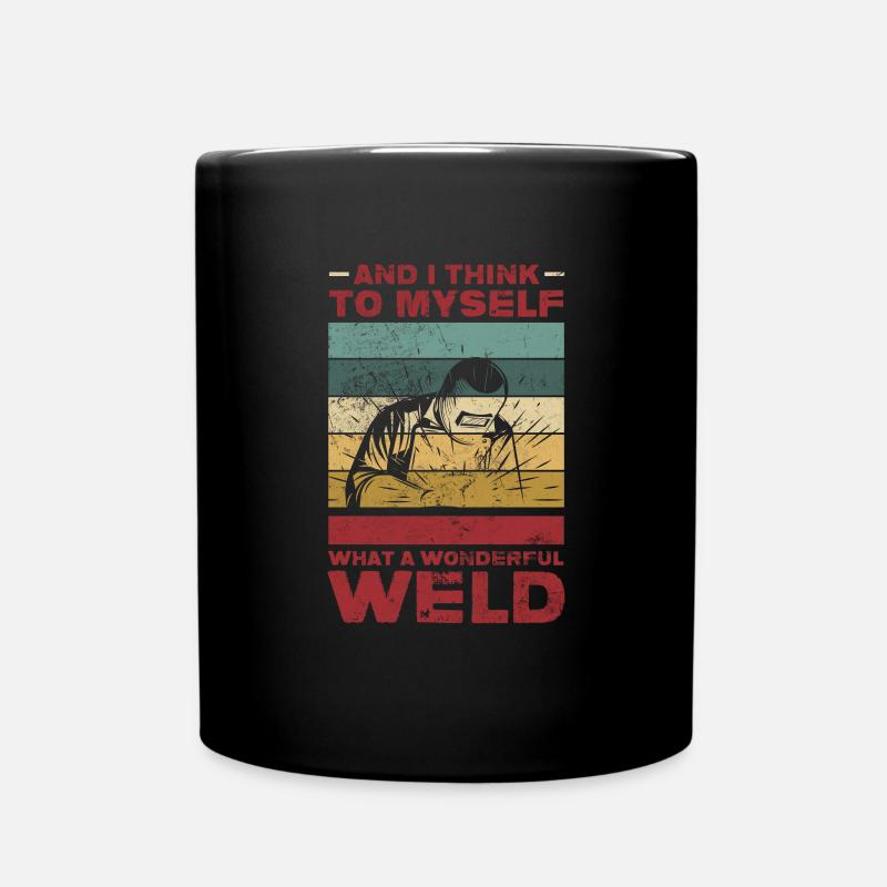 Schmied - Tasse einfarbig - Schwarz