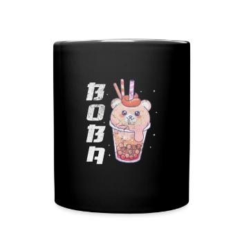 Bubble Tea Boba Tea Kawaii Cadeau - Mug uni - noir - Devant