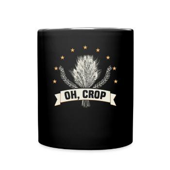 Farmer Farmer Grain Farmer Farm Country Egg Seed - Full Colour Mug - black - Front