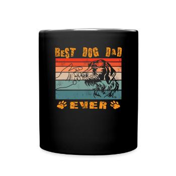 Dogs German Wirehaired Dog Owners - Full Colour Mug - black - Front