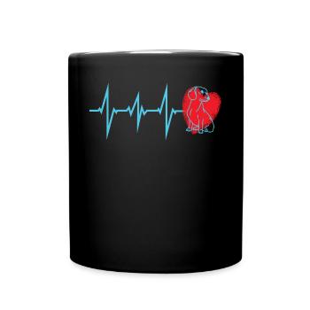 Dog Dachshund Dog Owner Gechenkidee - Full Colour Mug - black - Front