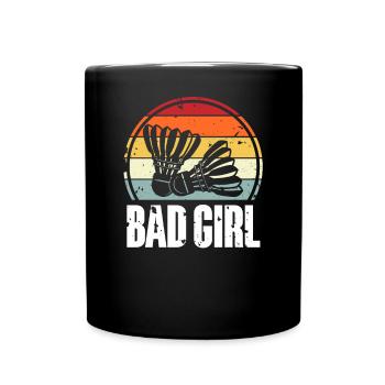 Badminton - Tasse einfarbig - Schwarz - Vorne