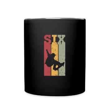 Six - Tasse einfarbig - Schwarz - Vorne