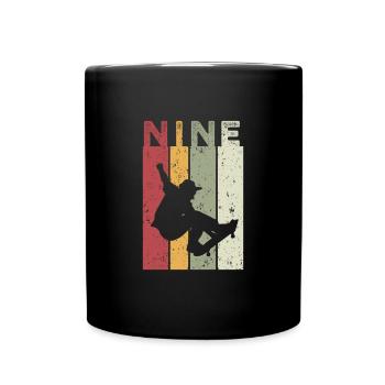 Nine - Full Colour Mug - black - Front