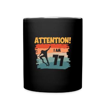 Attention! I am 11 - Tasse einfarbig - Schwarz - Vorne