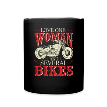 Love Several Bikes - Full Colour Mug - black - Front