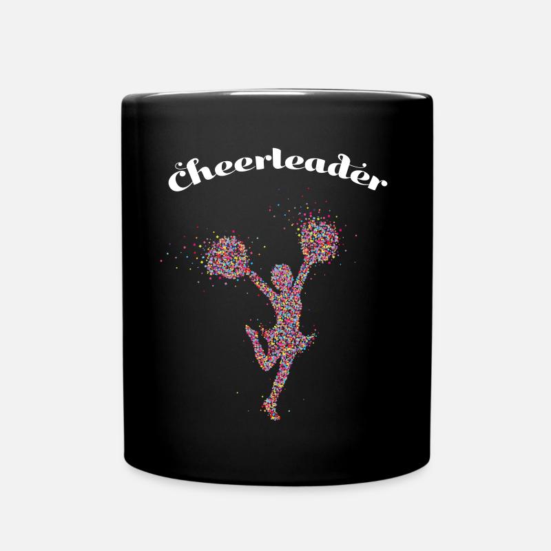 Cheerqueen Cheerleading Cheerleader Cheerleader Danse - Mug uni - noir