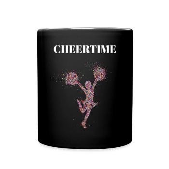 Cheertime Cheerleader Choreography Dancing Dancer - Full Colour Mug - black - Front