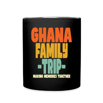 Vacances en famille au Ghana - Mug uni - noir - Devant