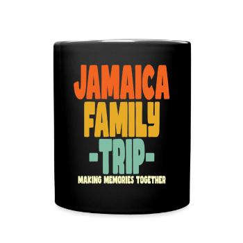 Jamaica Family Trip Vacations - Full Colour Mug - black - Front